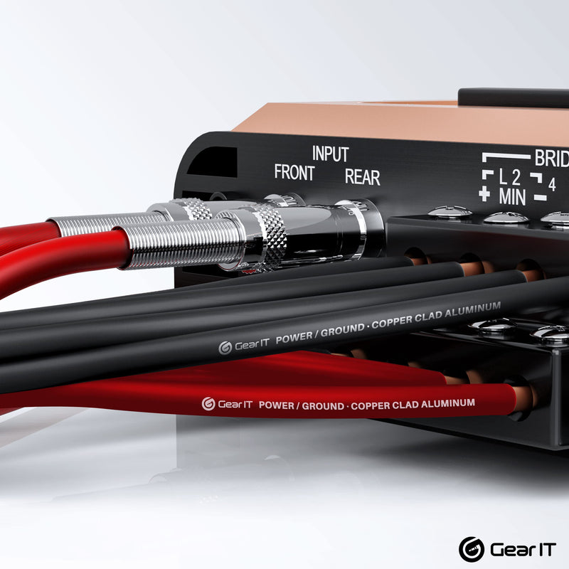 GearIT 16 Gauge Wire (50ft Each - Black/Red) Copper Clad Aluminum CCA - Primary Automotive Power/Ground for Battery Cable, Car Audio, Trailer Harness, Electrical - 100 Feet Total 16ga AWG Wire 16 Gauge (50ft Each - Black/Red)