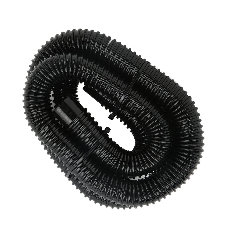 Boat Pump Hose Marine Bilge Pump Installation Kit with Hose Clamps Thru Hull Fitting for Boats Yachts RVs (Black 1 1/8in) Black 1 1/8in