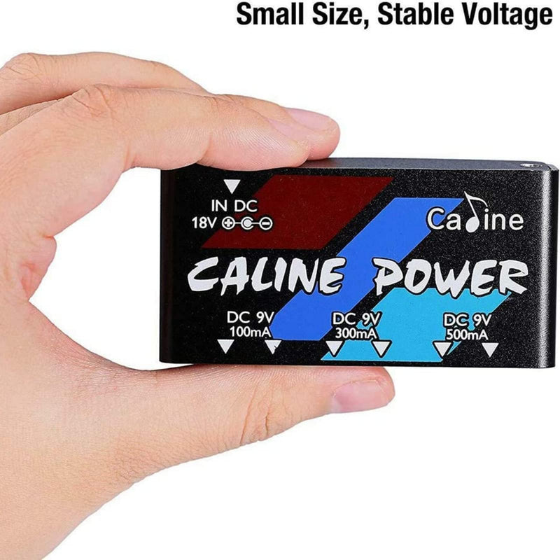 Caline CP-02 Mini Guitar Power Supply 6 DC Outputs for 9V Effect Pedal