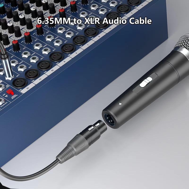 XLR to 6.35mm (1/4 Inch) TRS Cable Female to Male (1/4 to XLR Cable, XLR to 1/4 Cable, XLR to TRS Cable) ﻿ (2, 3Feet) 2
