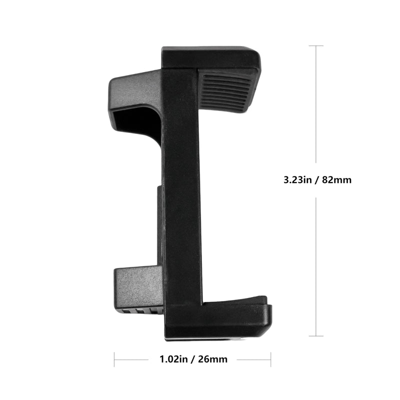 [AUSTRALIA] - Hot Shoe Phone Mount for Camera, Ball Head Adapter with Phone Clamp - 360° Rotatable Smartphone Holder for DSLR/Mirrorless/Action Cam Live Streaming 