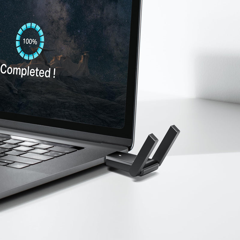 [AUSTRALIA] - TP-Link USB 3.0 WiFi Adapter for Desktop PC (Archer TX30U Plus)-AX1800 WiFi 6 Dual-Band Plug and Play Wireless Network Adapter with 2.4GHz, 5GHz, 2×High Gain Antenna, WPA3, Supports Windows 11/10 AX1800, WiFi 6 