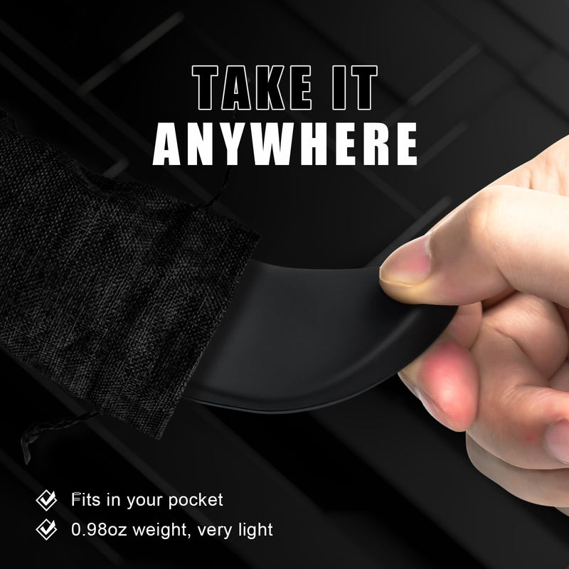 [AUSTRALIA] - JIKIOU Right-Handed Truly Ergonomic Wrist Rest for Mouse 2 Pack, Carpal Tunnel Support, Pain Relief, Anti-Fatigue, Easy Glide, Office Computer Laptop Gaming 2pcs-right-handed 
