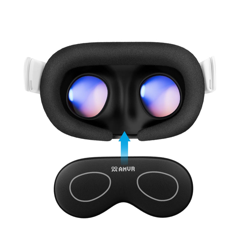 AMVR Lens Protector Cover Compatible with Quest 2 & Face Pad Compatible with Quest 2 Accessories