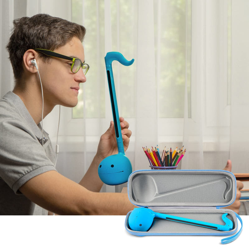 [AUSTRALIA] - Case Compatible with Otamatone [English Edition] Japanese Electronic Musical Instrument Portable Synthesizer, Instrumental Music Toy Storage Holder for Otamatone Regular Size (Box Only) (Blue) Blue 