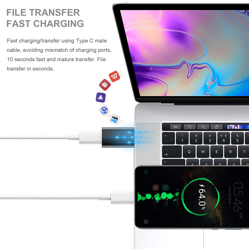 Weldiea USB C to USB Adapter and USB to USB C Adapter(Pack of 2) USB C Female to USB Male Adapter and USB Female to USB C Black USB to USB C and USB C to USB(Pack of 2) USB to USB C and USB C to USB(Pack of 2)