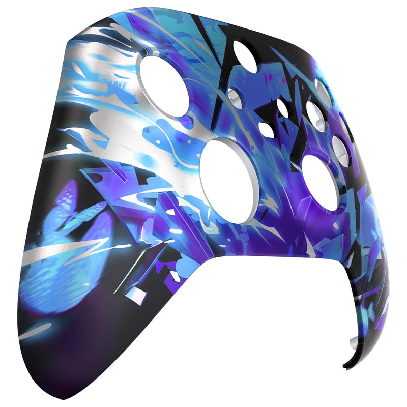 eXtremeRate Replacement Shell for Xbox Series X|S Controller - Unleash Your Style - Dark Hour Breaking Custom Acessories Skin Front Housing Cover for Xbox Core Controller Wireless[Control without]