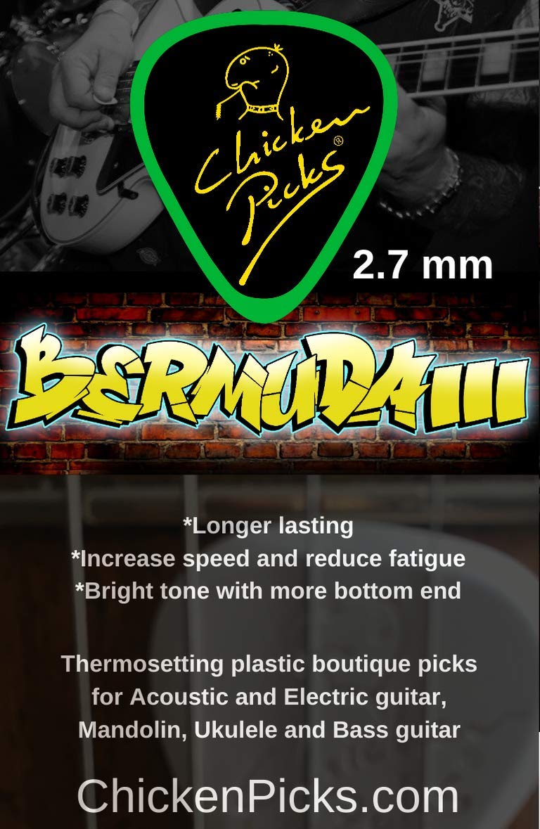ChickenPicks guitar picks 3 x ChickenPicks Bermuda III 2.7 mm (10796646)