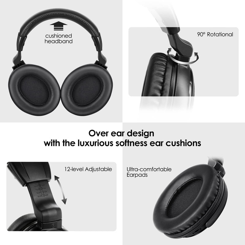 SIMOLIO Compatible with uConnect VES Chrysler Pacifica & Town & Country & Honda Odyssey & Dodge Grand Caravan IR Headphones for Car DVD for Chevy Suburban & GMC Yukon & Nissan Armada & Jeep 2006-2022 Two Headphones