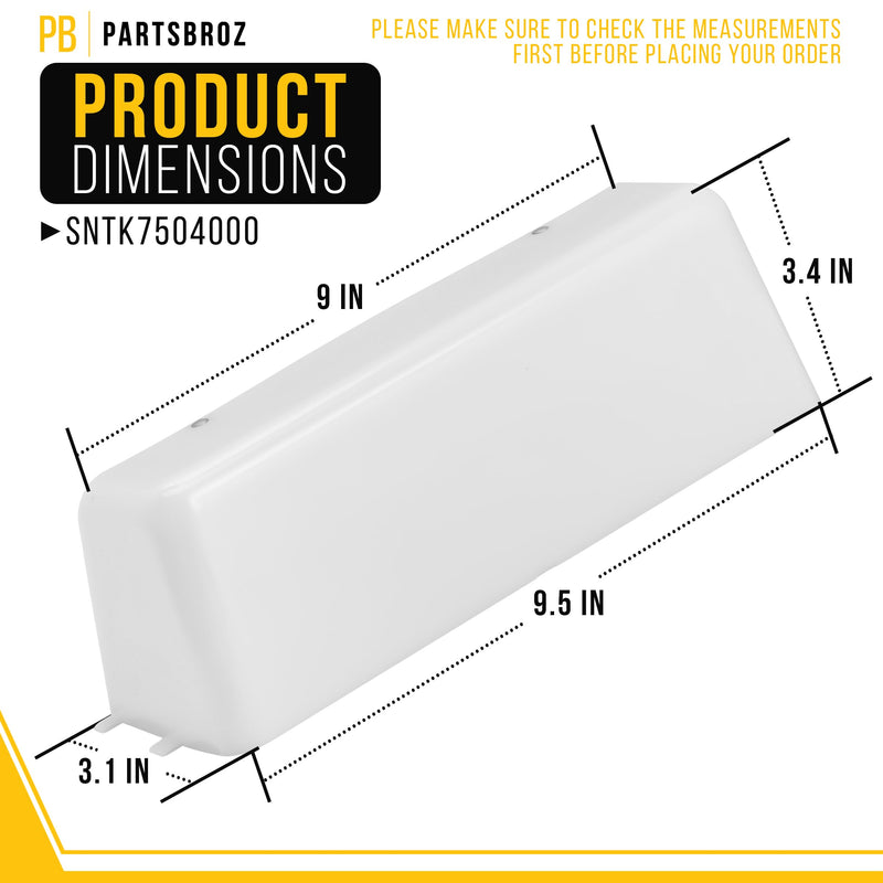 PartsBroz SNTK7504000 Light Lens - Compatible With Broan Kenmore Range Vent Hood - Replaces AP3378324 PS10282138 K7613000 949658 K7504000 K7613000 NTK7504000 Ultra Durable Replacement 1-Pack
