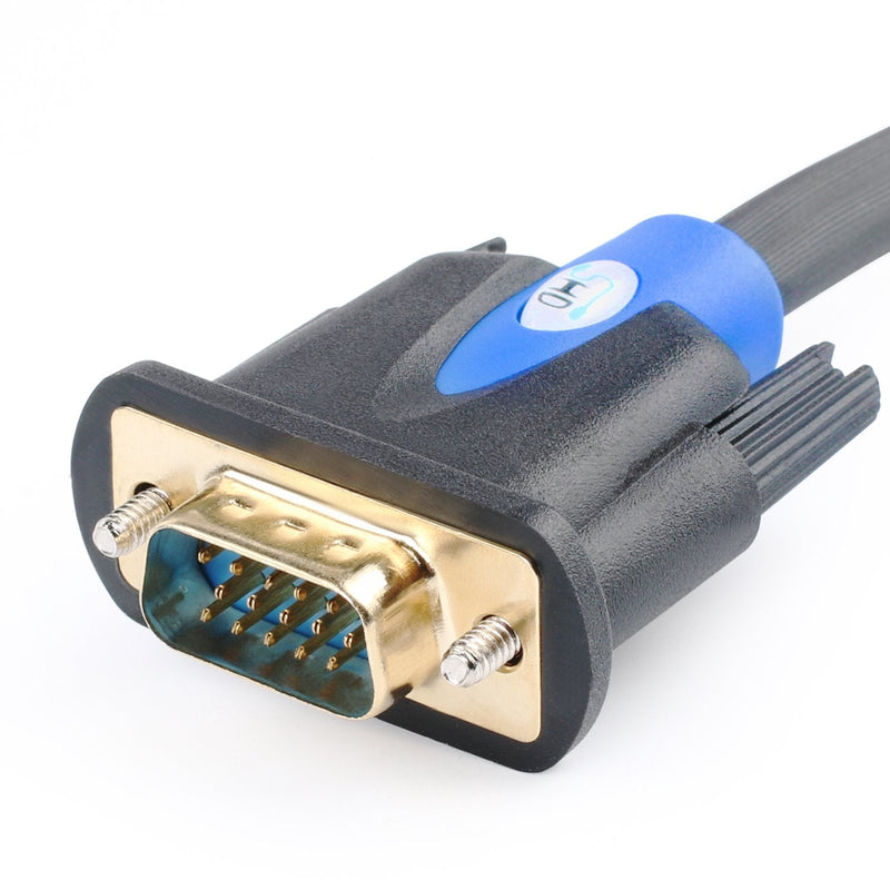 SHD VGA Cable, VGA to VGA HD15 Monitor Cable for PC Laptop TV Projector-15Feet 15Feet