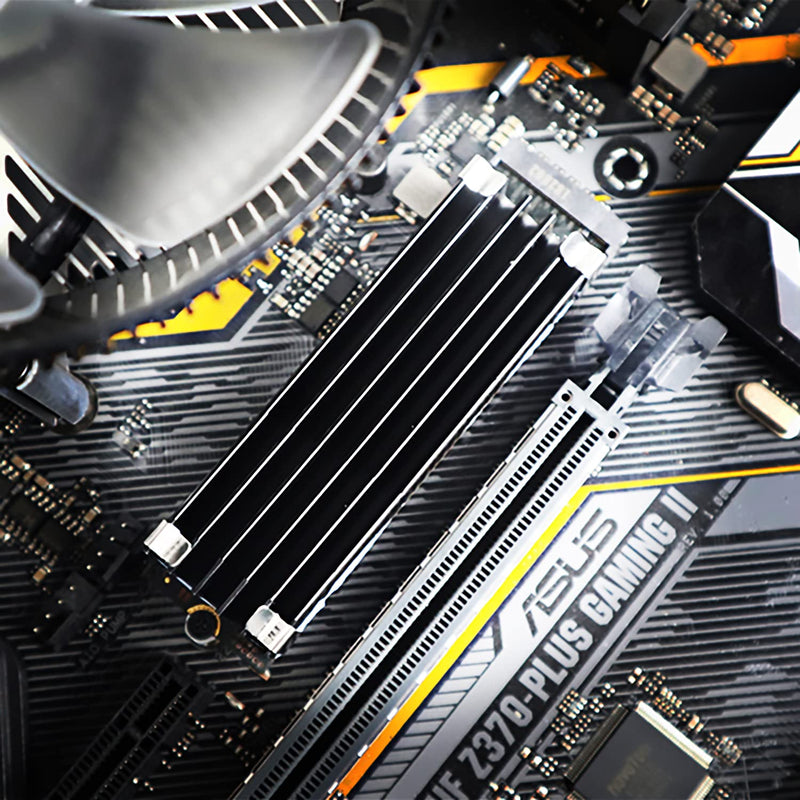 GLOTRENDS M.2 Heatsink for 2280 M.2 SSD, Fit for Desktop PC Installation, 22x70x10mm Aluminum Body, Including Thermal Pad 22 x 70 x 10 mm