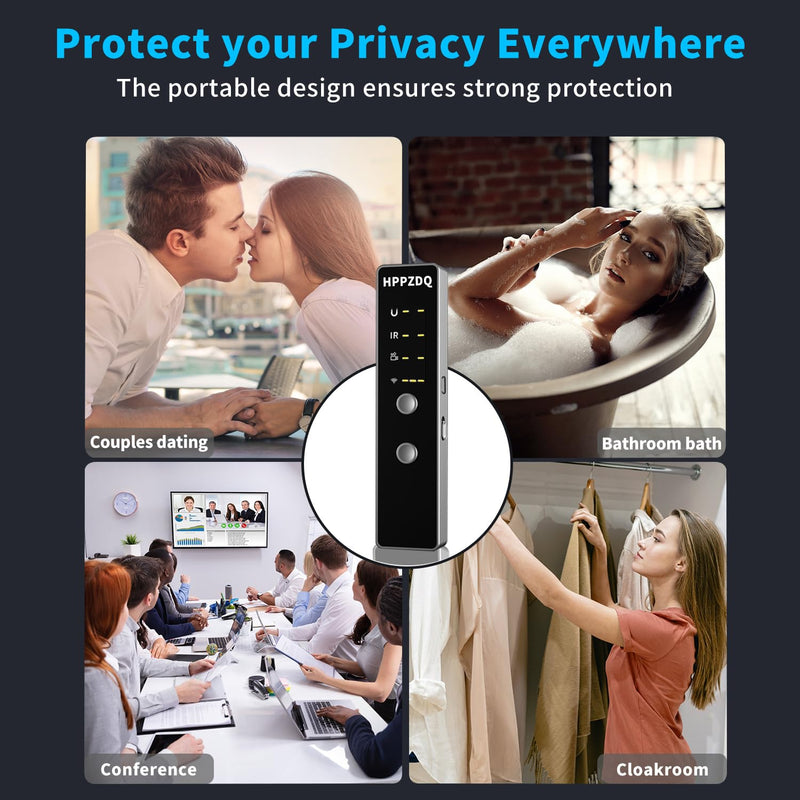 Hidden Camera Detectors ST0 Pro - Camera Detector Hidden Devices Detectors Anti Spy Sweeper Bug Detector RF Finder GPS Tracker Detector Indoors Outdoor for Car Home Office Travel Hotel Airbnb