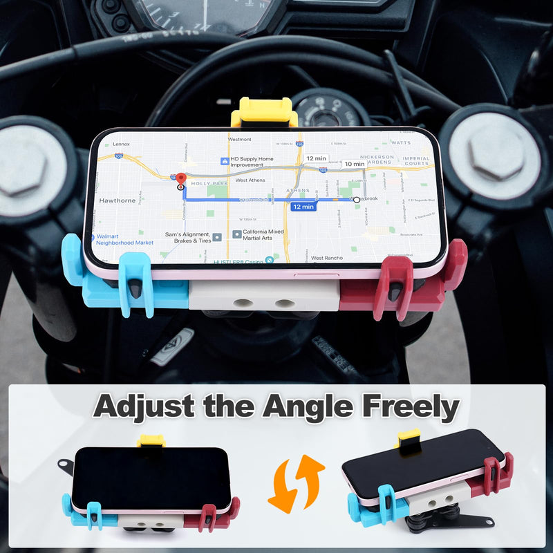 Yamaha YZF-R3 Exclusive Motorcycle Phone Mount with Vibration Dampener,Heavy Duty Phone Holder for Motorcycle,Anti Slip, Anti Shake, Anti-Theft,Adjustable for 5.4-8.3'' Smartphone