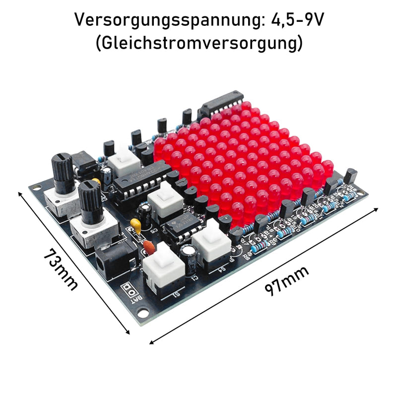 Set of 2 Soldering Kit, Soldering Set Kit, LED Soldering Exercise Set, DIY Soldering Kit, Soldering Learning Set, Soldering Kit, Soldering Kit for Beginners, Students, Soldering Enthusiasts, Learning