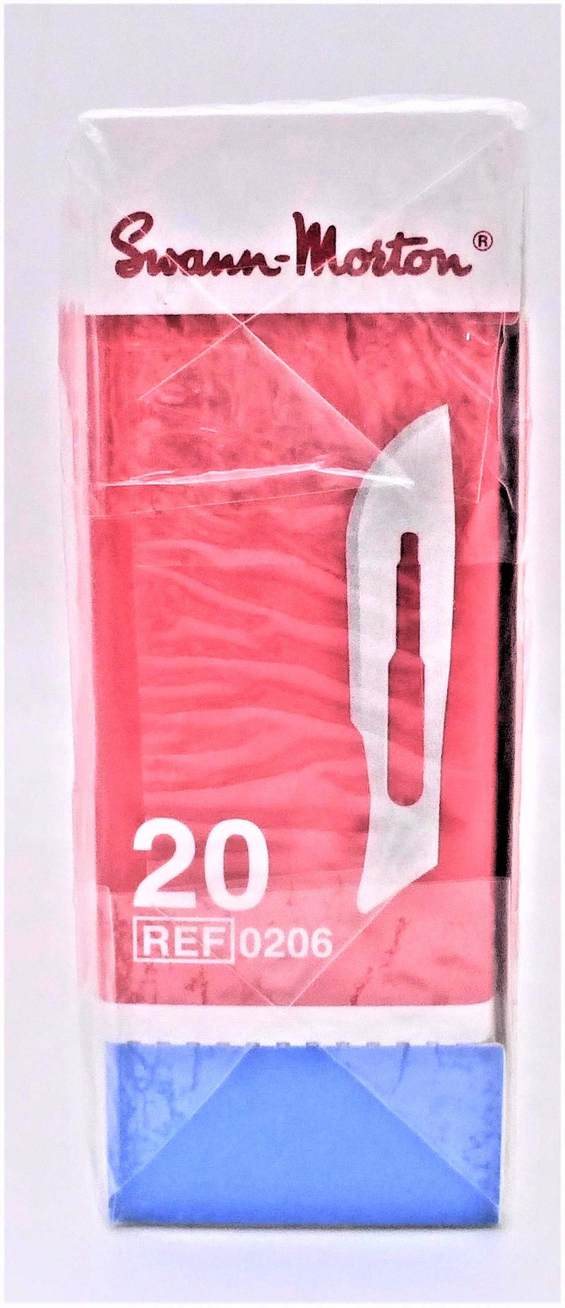 Swann Morton 0206 Blade Sterile Size 20 (Pack of 100) 20 EU