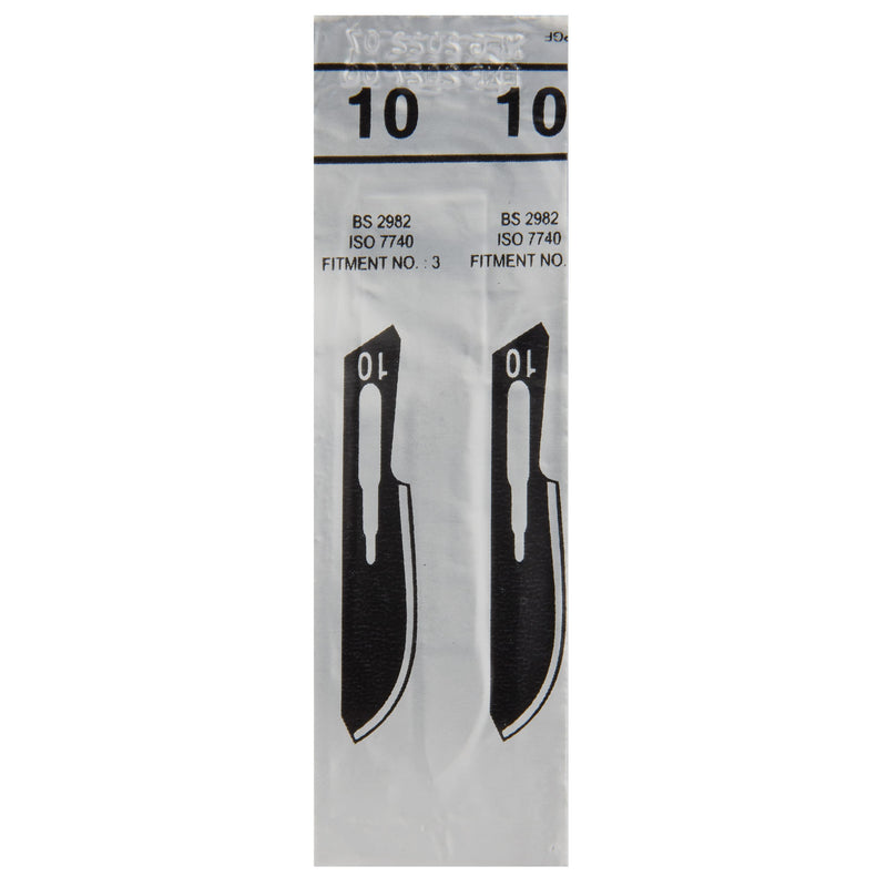 Shehadeh - Pack of 100 Sterile Scalpel Blades Figure 10 for Scalpel Holder No. 3 - Extremely Sharp