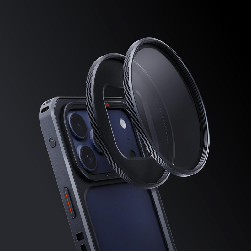 [AUSTRALIA] - PGYTECH ProShot 67mm Filter Adapter Ring for iPhone 17 Pro & Pro Max, Magnetic Clip-On Lens Mount for ND/CPL/Variable ND Filters, Compatible with ProShot Cage 