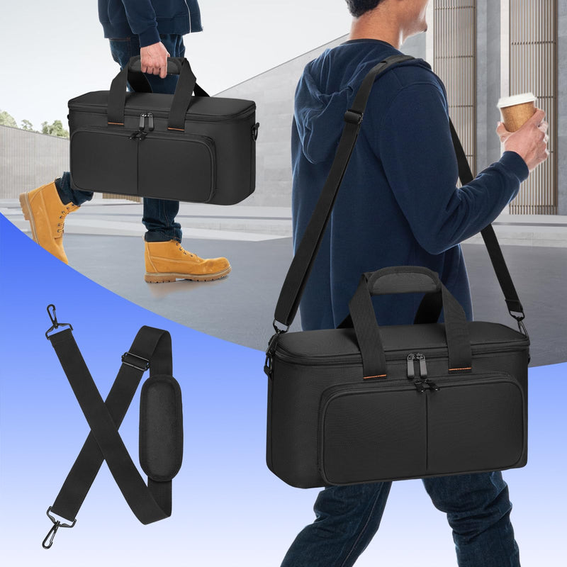 Mixer Carrying Bag Padded Compatible with Behringer X-AIR Series Mixers XR18 XR16 XR12, Mixer Soft Case with Carrying Handle & Shoulder Strap, DJ Gig Bag with Pocket for Mixer & Accessories
