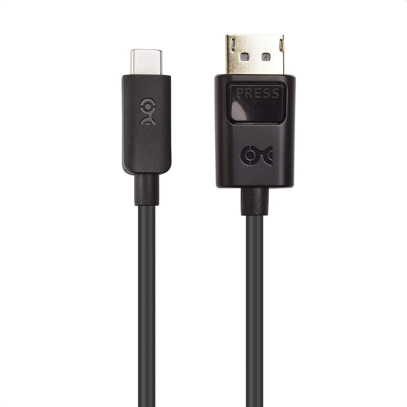 Cable Matters Short USB C to DisplayPort Cable (USB-C to DisplayPort Cable, USB C to DP Cable) Supporting 8K 60Hz in Black 3.3 ft - Thunderbolt 3 Port Compatible & 4K 60Hz Short USB C to HDMI Cable