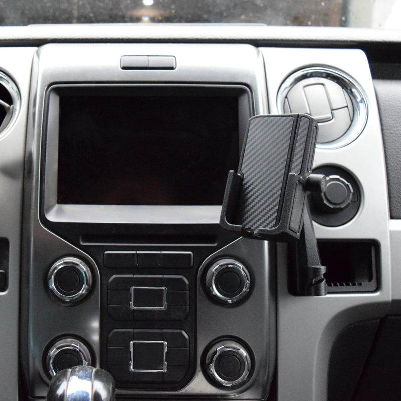 Phone Holder for Ford F-150 2009-2014, Lincoln Mark LT 2010-1014 - Custom Fit in Dash Pocket Phone Mount