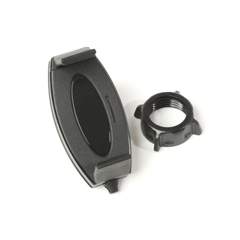 Rugged Ridge Multi-Mount Phone Holder for Jeep Wrangler TJ/LJ | Thermoplastic Olefin (TPO), Black | 13551.19 | Fits 1997-2006 Jeep Wrangler TJ/LJ