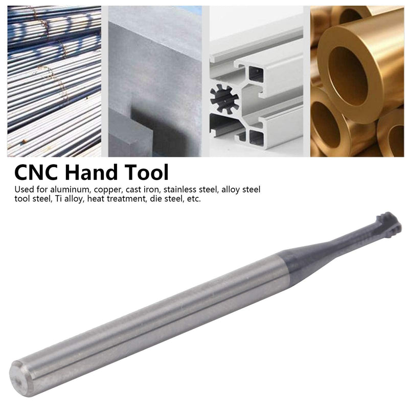 Cutting Cutter, 3-Tooth Metric 60° Tungsten Steel Thread Cutter, M4 x 0.7 x D4 x 50, Can Be Used for Aluminium, Copper, Stainless Steel, Alloy Steel