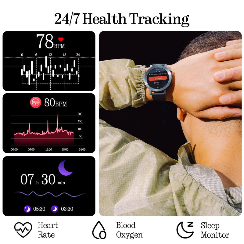 CMF BY Nothing Watch 3 Pro Smart Watch for Men Women, Bluetooth Call AI Energy Score, 1.43” Heart Rate Tracking, Sleep Monitor, GPS & 130 Sport Modes, Fitness Tracker for Android iOS, IP68 Dark Grey