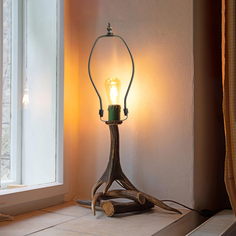 SOLUSTRE Lamp Holder Harp Lamp Shade Harp Holder Bronze Horn Frame Shade Holder Adjustable Kit Suitable for Table Floor Light Umbrella Holder 20X 11,5X0,2 CM