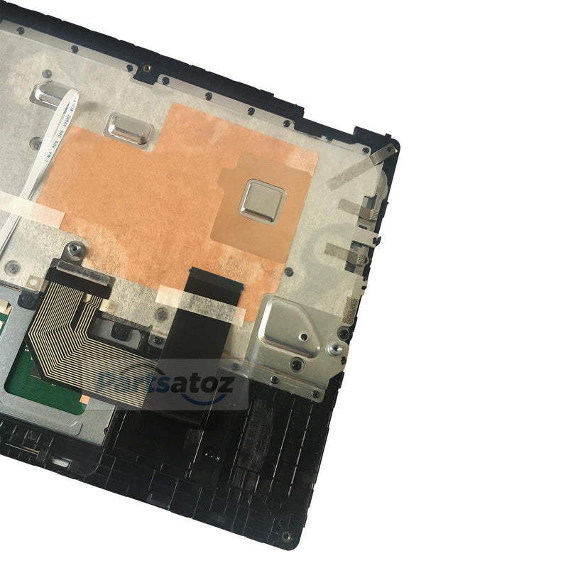 Laptop Palmrest Upper Case with US Keyboard and Touchpad Assembly Replacement for Lenovo Chromebook 11 100e 2nd Gen MTK 81QB 5CB0X55485 5CB0U26489