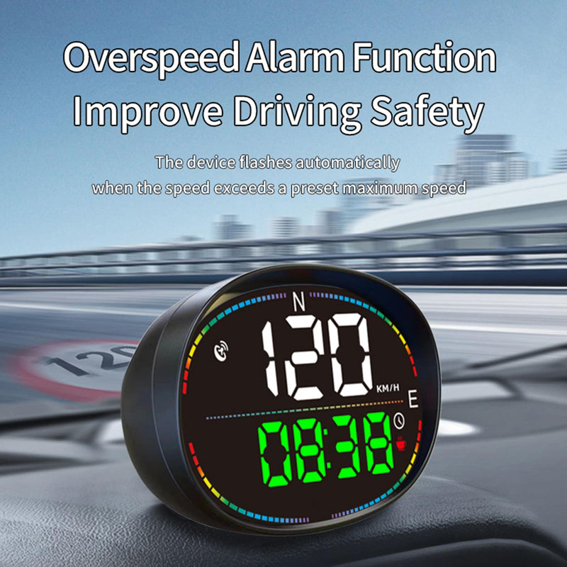 New gps speedometer, hud for car display speed, Heads Up Display mph, Car Digital Speedometer, Multi-function speed display for All cars
