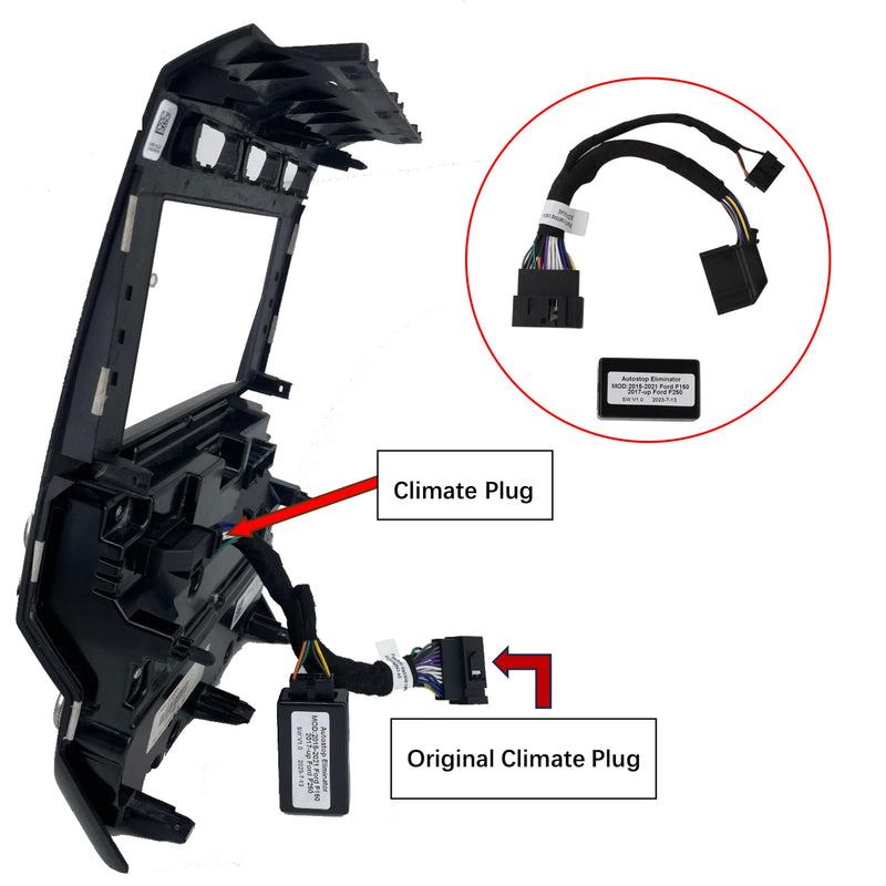 Auto Start Stop Eliminator Fit for F150/Expedition/Ranger/Bronco/Bronco Sport and 2021-2025 Maverick Autostop Eliminator Engine Upgrade Plug&Play,Easy Install Car Accessories