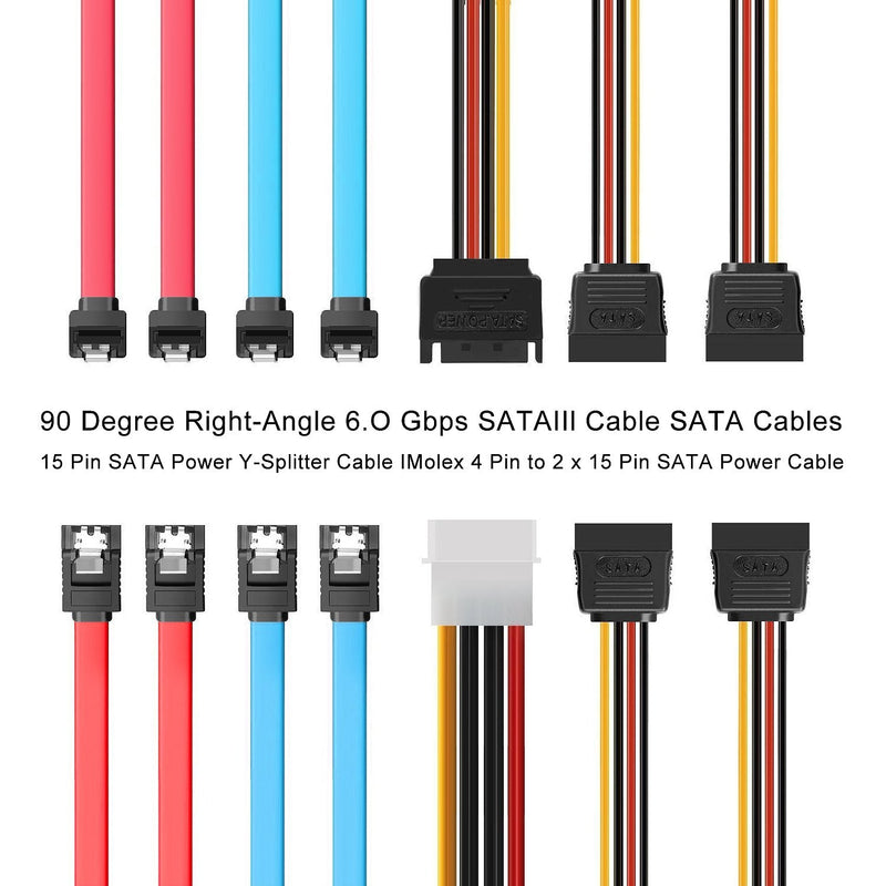 Dual SSD/HDD Metal Mounting Bracket kit 2.5 to 3.5, Convert Any 2.5 inch Solid State Drive/HDD Into One 3.5 inch Drive Bay 2 x 2.5 HDD/SSD to 3.5 Metal Black