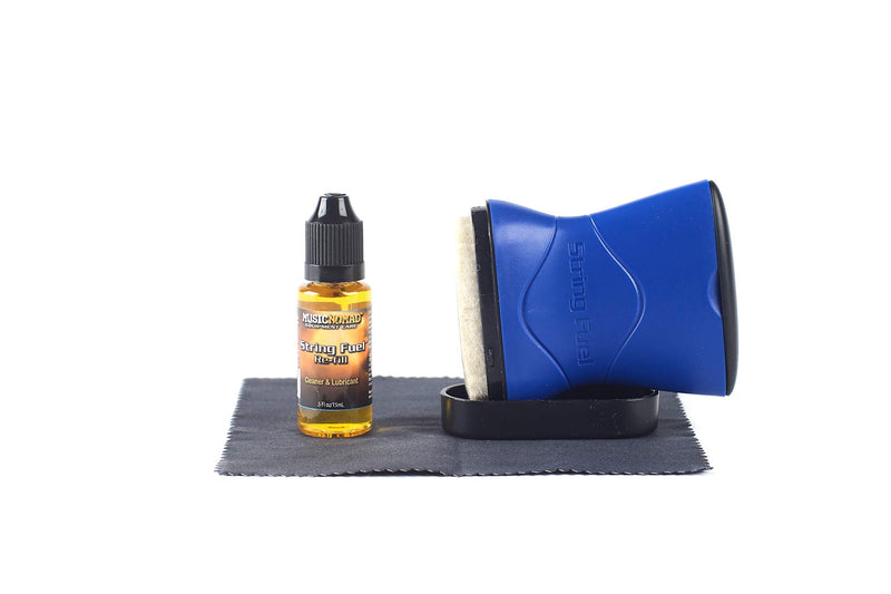 MusicNomad String Fuel Guitar String Cleaner/Lubricant Care Kit-3 Piece (MN145) MusicNomad