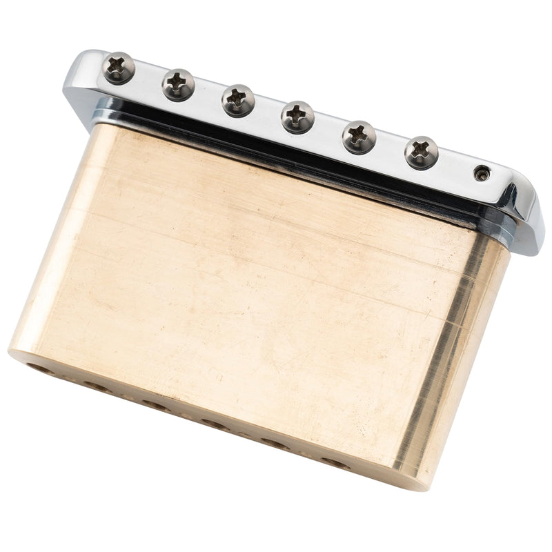 [AUSTRALIA] - Musiclily Ultra 41mm Full Brass Tremolo Block 52.5mm String Spacing for PRS SE Style Electric Guitar Tremolo Bridge 