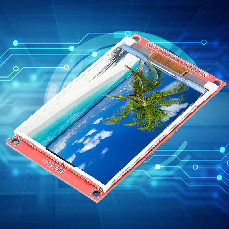 LCD Display Module 3.2 Inch Display TFT 320 240 3.2 Ili9341 3.2 240*320 TFT LCD Display Module 4 Wire SPI TFT LCD Screen with Card Cage TFT Display Module (with Touch)