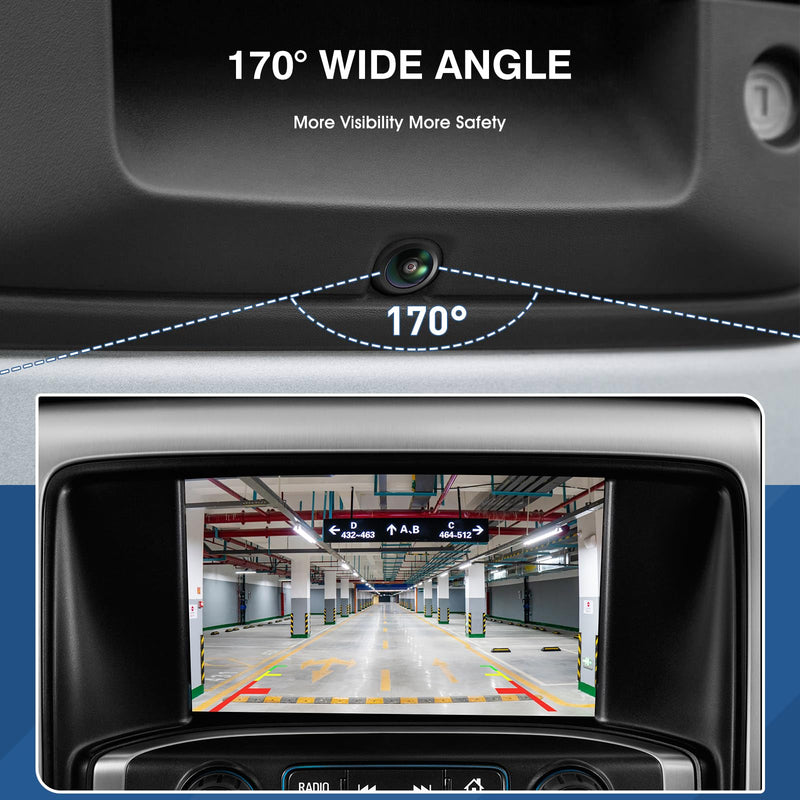 Backup Camera Fit for Chevrolet Silverado Cheyenne GMC Sierra 2014 2015 | Rear Parking Assist Camera Fit For Chevrolet Silverado Cheyenne GMC Sierra 1500 2500 HD 3500 2014 2015 OE# 23306741 22803702 Fit for Chevrolet Cheyenne 2014-2015
