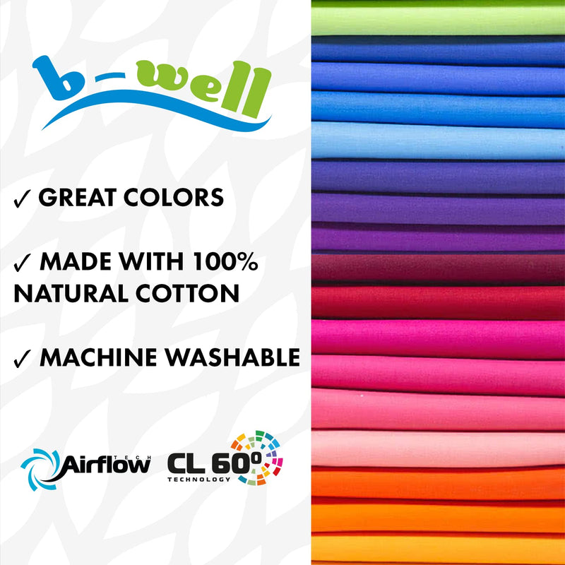 [AUSTRALIA] - B-well Surgical Hood Fabric Surgical Caps Fabric Nurse Accessories for Doctors, Nurses, Dentists, Pharmacists, Vets, Medical Personnel, Black 