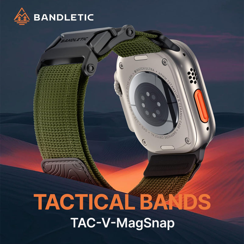 Bandletic Fidlock Magnetic Band and Mag Strap Compatible with Apple Watch