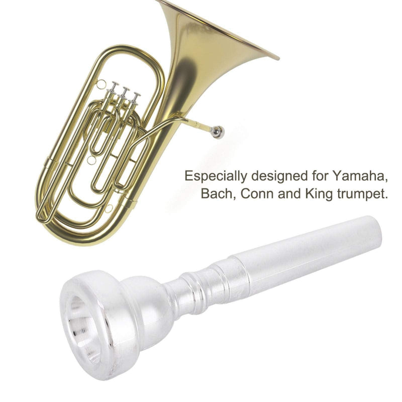 3c Trumpet Mouthpiece Musical Instruments For Bach Conn (Silver)