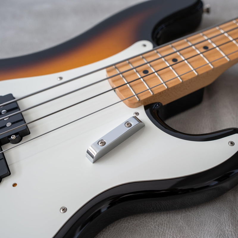 Hemiola Thumb Rest, Solid Metal Finger Rest Tug Bar for Bass Guitar, Chrome Finish, 1 Piece