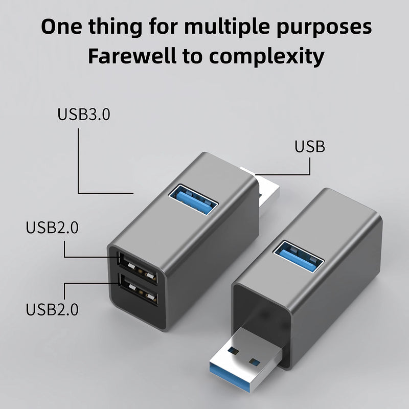 USB hub, 3-Port USB hub, USB Splitter, USB Extender, USB hubsuitable for laptops, Xboxes, Flash Drives, Hard Drives, Consoles, Printers, Cameras, Keyboards, and mice