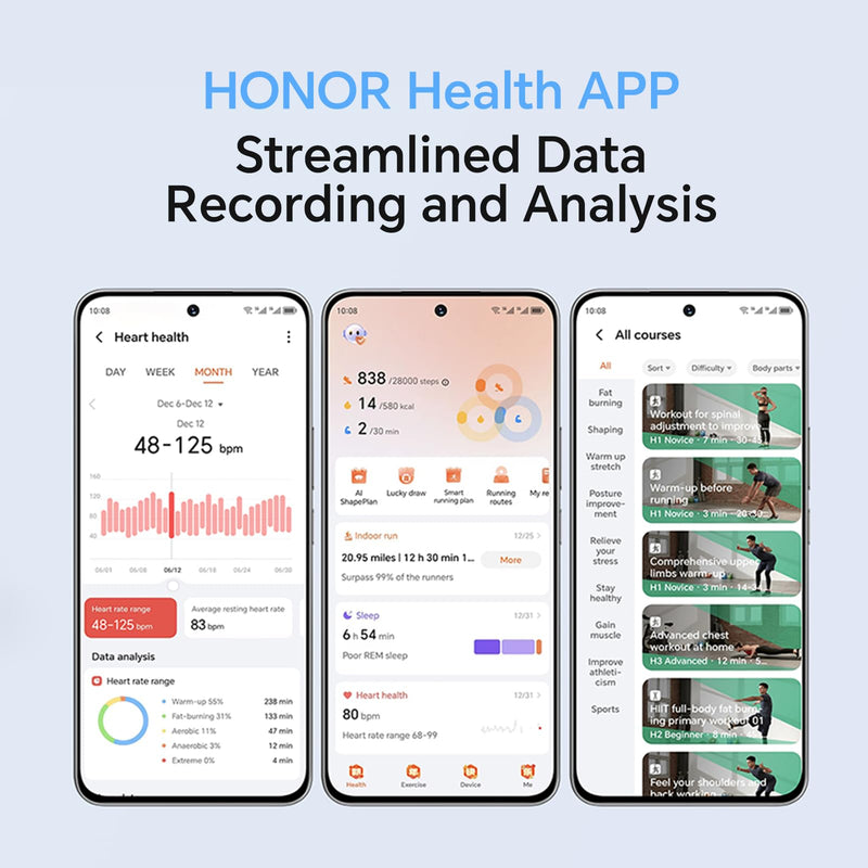 HONOR Choice Watch 2i, 1.85 inch AMOLED, Bluetooth Calling Smart Watch, 14 Days Battery Life, Compatible with Android and iOS, Heart Rate Monitor Smartwatch, IP68, Black