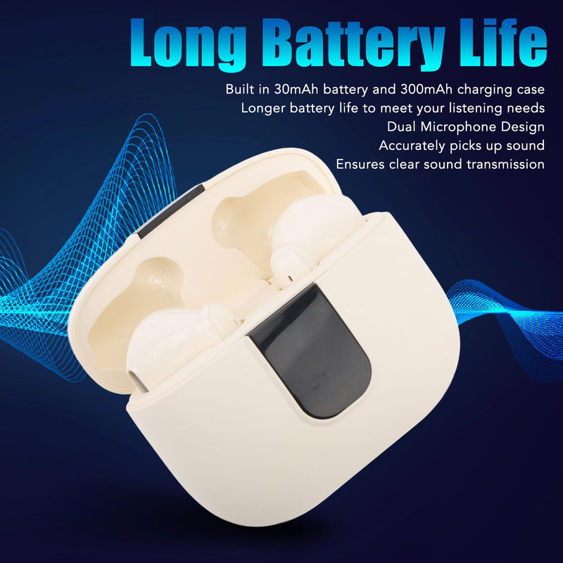 Jectse Wireless Earbuds, Noise Reduction Low Latency Bluetooth Headphones with Digital Display Charging Case, Stereo Earphones for Sports Workout Gaming, Jectsepthxv236zu