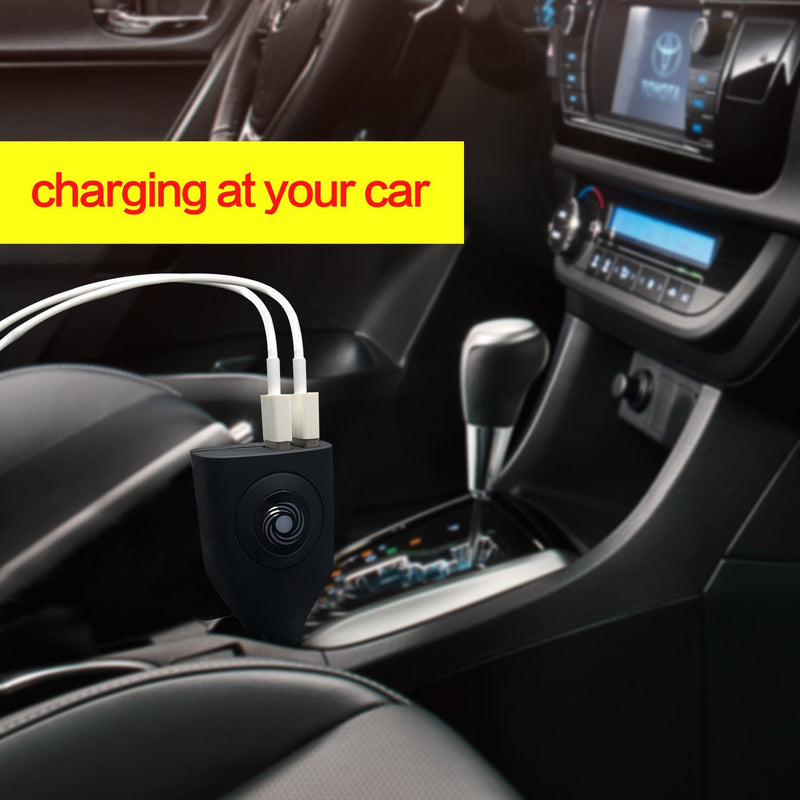USB Car Charger,NDLBS 2-in-1 Portable Dual USB Car and wall Charger with Foldable Plug Home for iPhone X XR XS MAX 7 8 Plus,iPad Pro Air Mini,Galaxy Note9 S9 S8 Plus,LG Google black gold