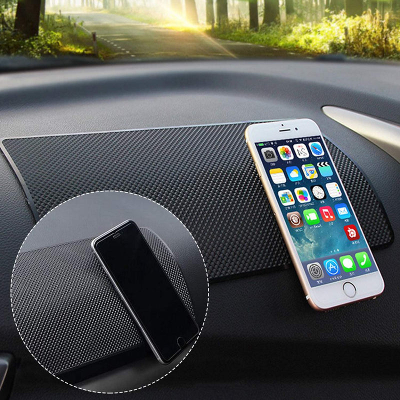 11 x 7 Inch Car Dashboard Anti Slide Mats Adhesive Pads for Cell Phone, Electronic Devices, Keys, Sunglasses, etc, 1 Pcs