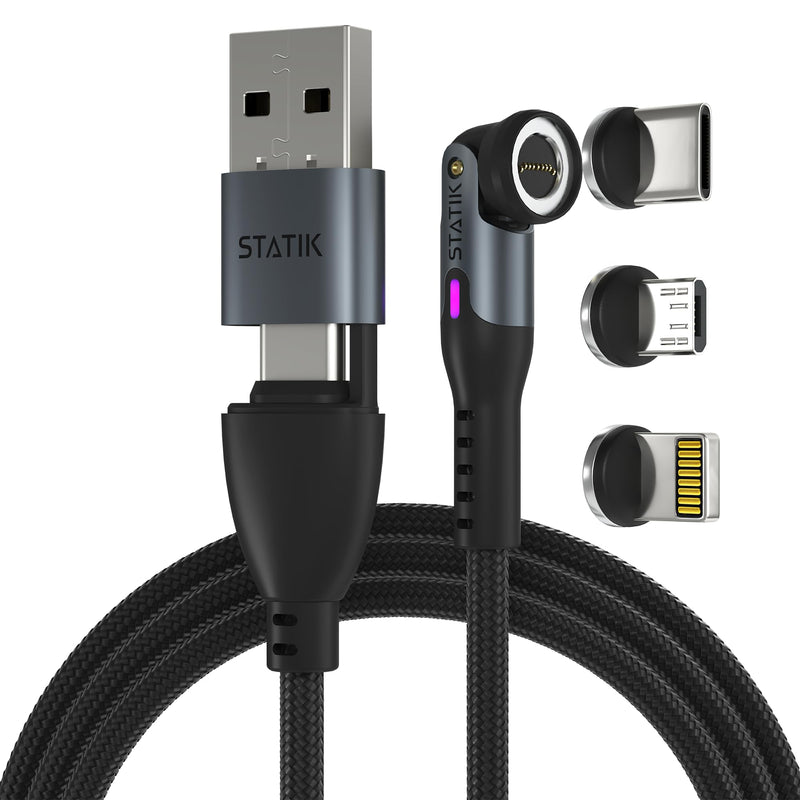 STATIK Dual Car Charger Adapter & STATIK 360 Pro Magnetic Charger