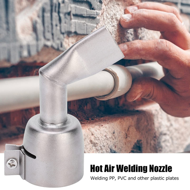 Hot Air Gun, Leister Nozzles, Welding Gun Nozzle 120 Pack of 2 Grade Leister Tools Boquilla Para Soldar Tpo Tips Puntas Heat Guns De 40 Milímetros Soldadora Hot Air Weld Plastic Welder Angled For