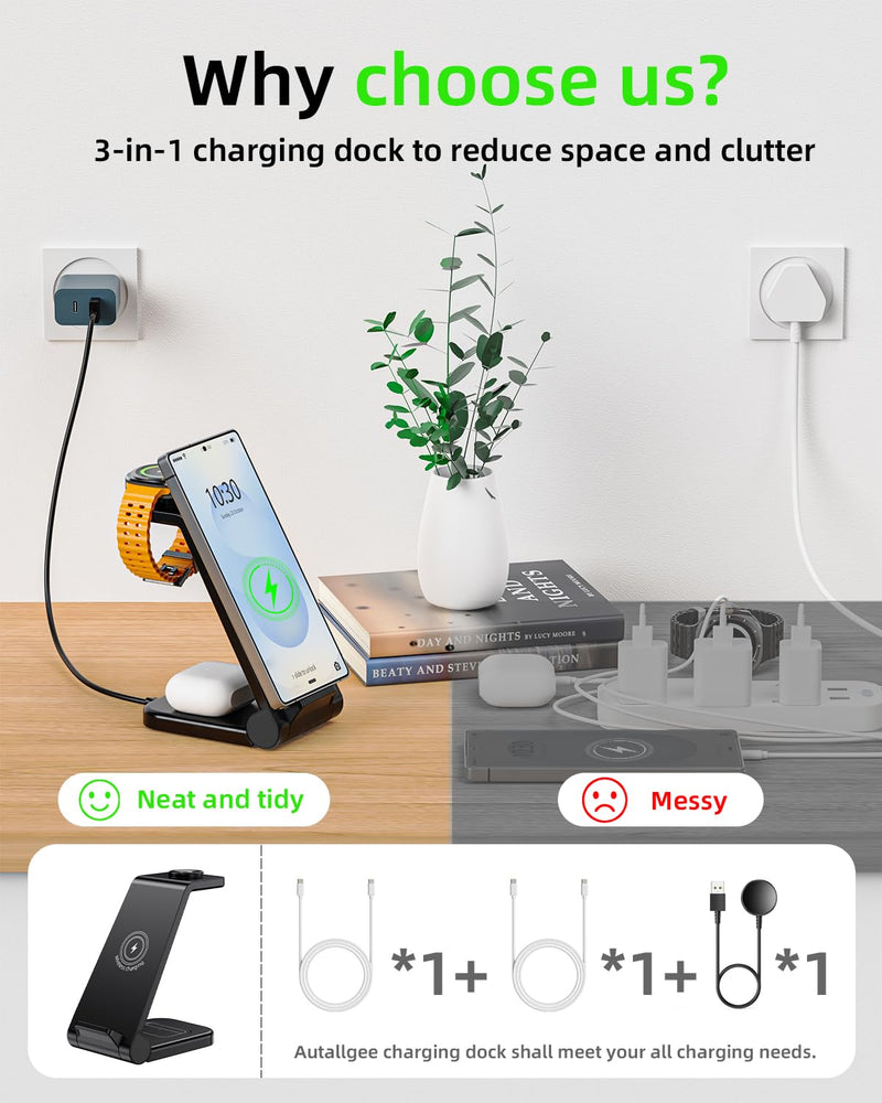 Charger Stand and Cable for Samsung
