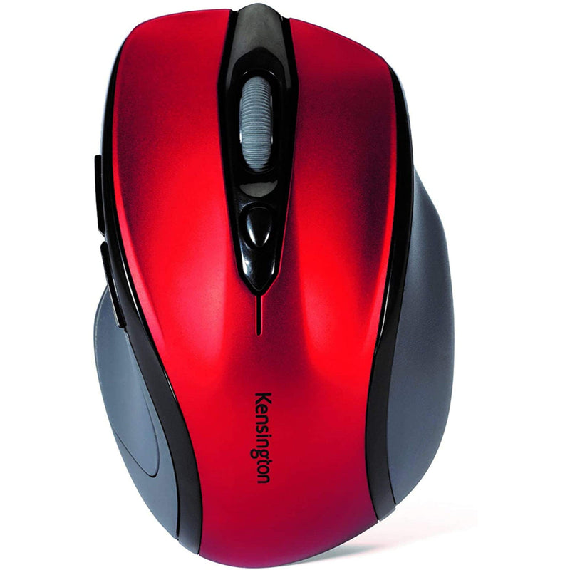 Kensington Pro Fit Mid-Size Wireless Mouse, Ruby Red (K72422AM), 1.4" x 2.6" x 4"